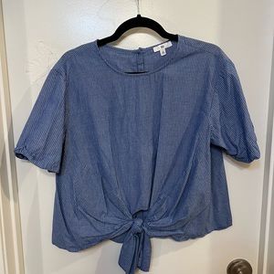 BP Tie Front Blouse